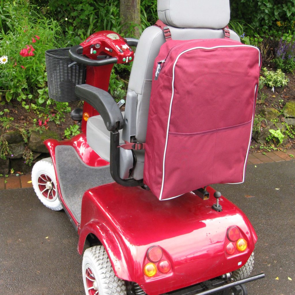 mochila grande para scooter discapacitados