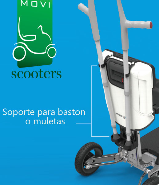 soporte muletas para scooter Atto